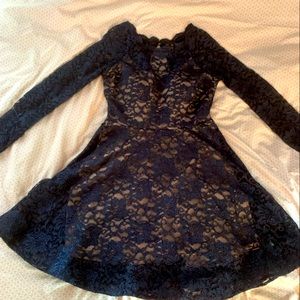 My Michelle navy blue homecoming dress